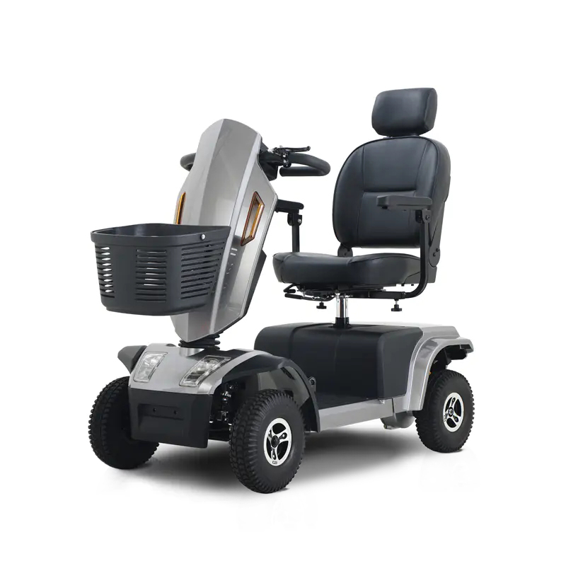 S25 Anti-Rollback 4 Wheel ปิดใช้งานการเคลื่อนย้ายแบบพิการสกูตเตอร์ไฟฟ้าหนัก